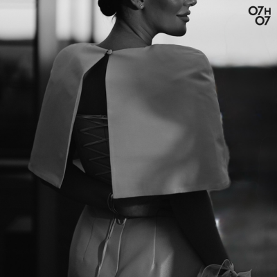 Robe de soirée |  Cape Satinée