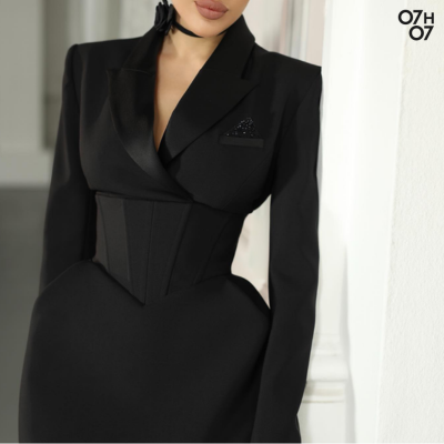 Robe Blazer | Élégance Noire
